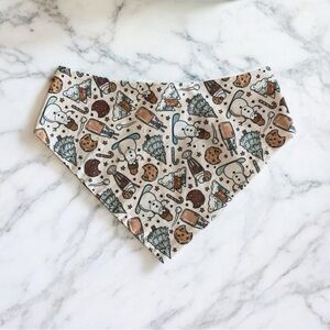 DOG Bandana - Frosty Treats - Size L Large